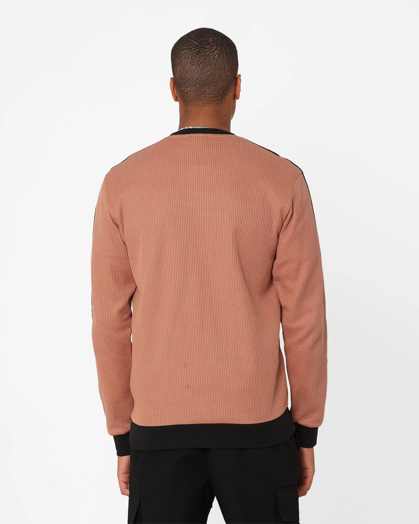 Adidas Adicolour Q2 Waffle Crewneck Clay Strata
