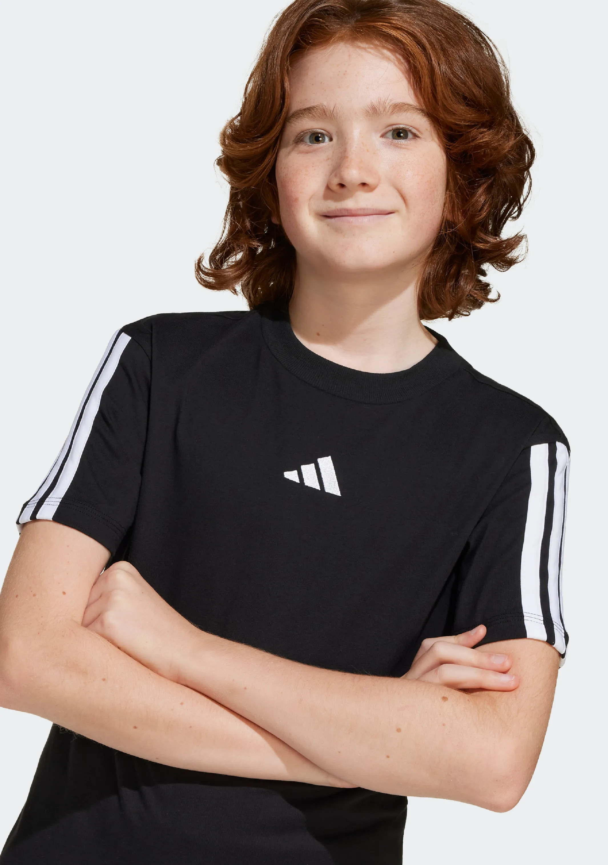 Adidas Kids' 3 Stripe Essentials Tee