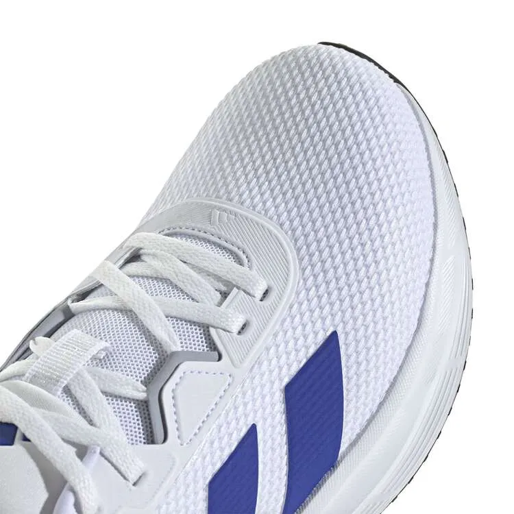 ADIDAS MEN'S GALAXY 7 WHITE/BLUE/LEMON RUNNING SHOES