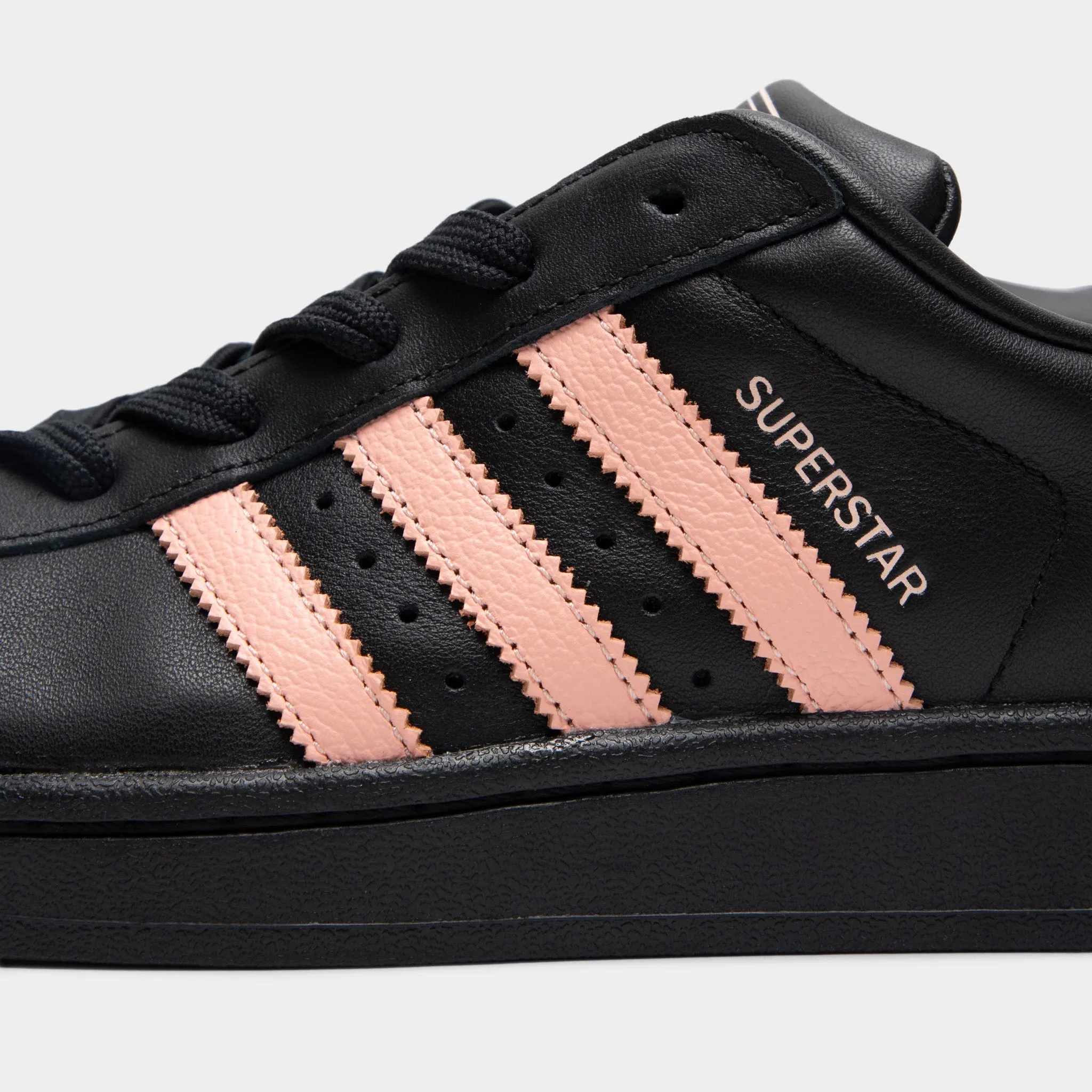 adidas Women's Superstar II Core Black / Glow Pink