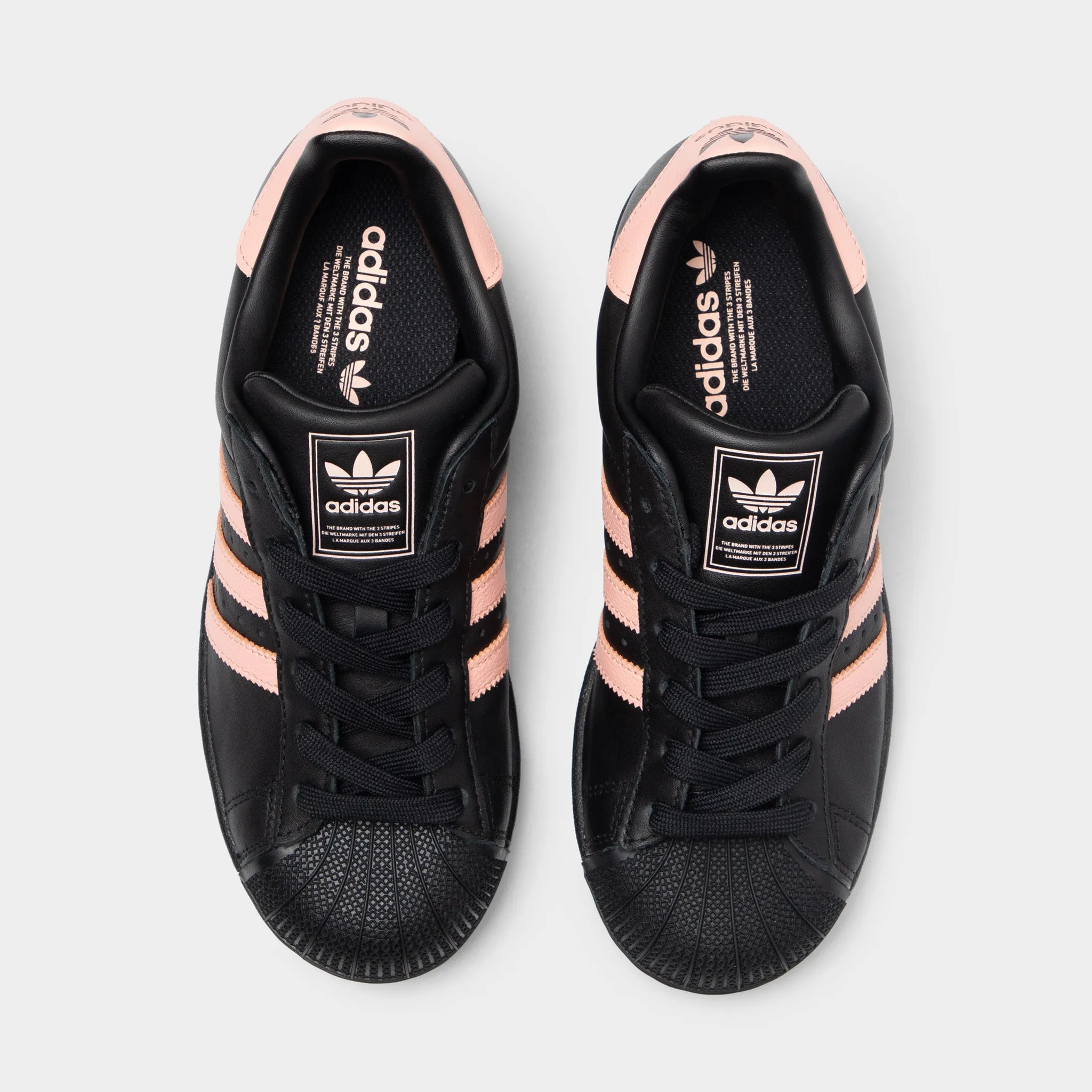 adidas Women's Superstar II Core Black / Glow Pink