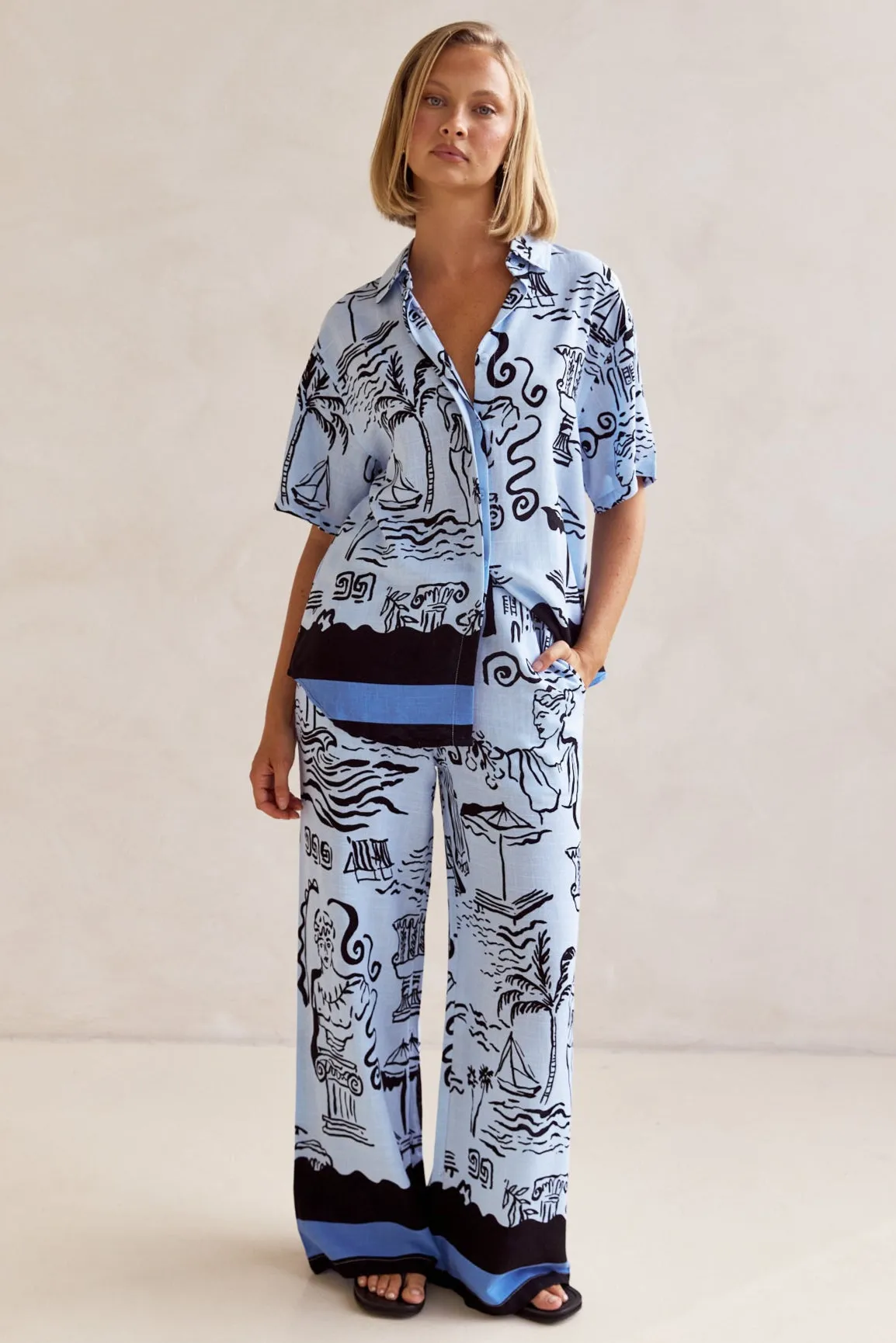 Alexandria Pant (Blue)