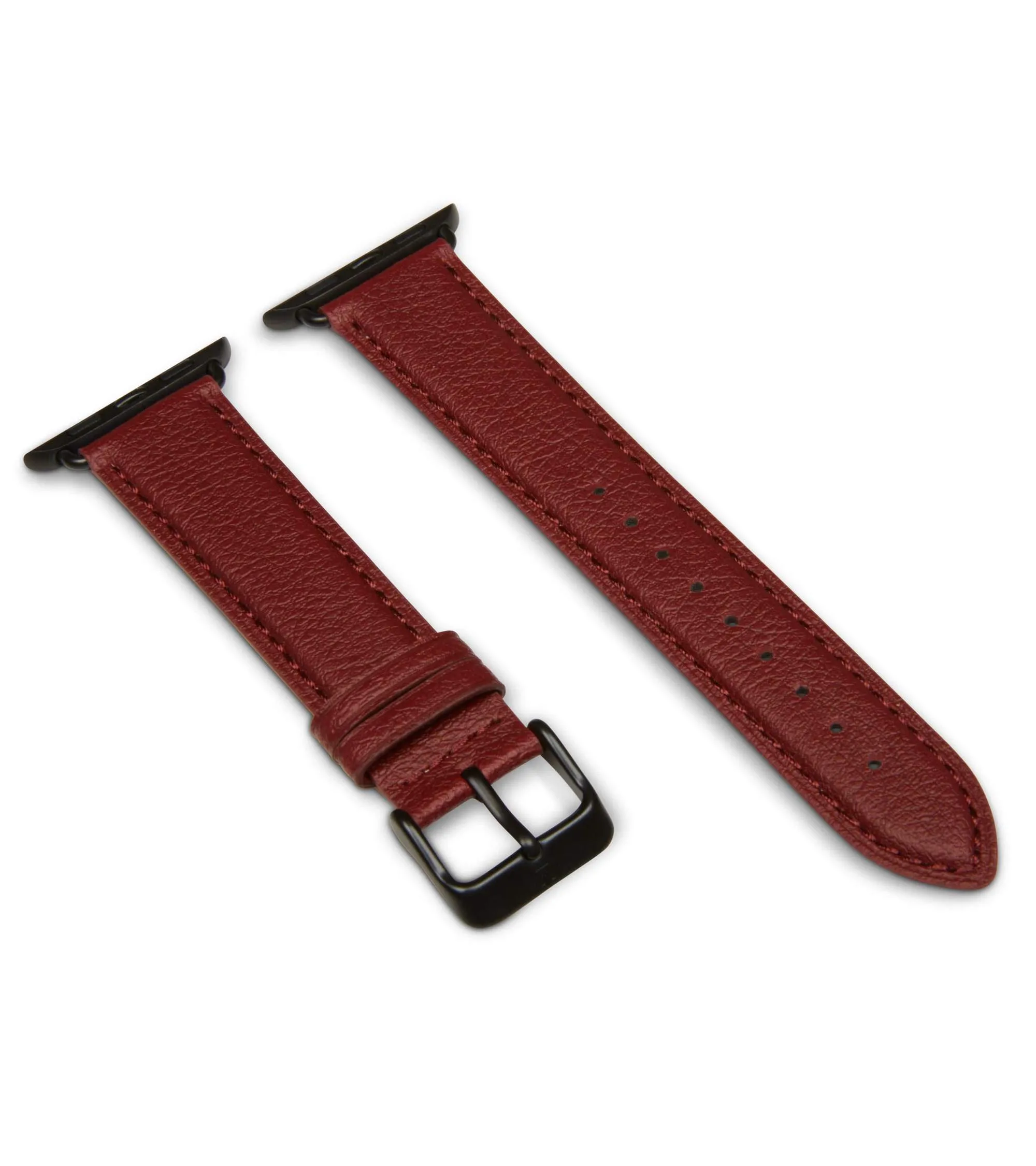 Apple Watch Compatible Vegan Watch Strap | Red & Space Grey