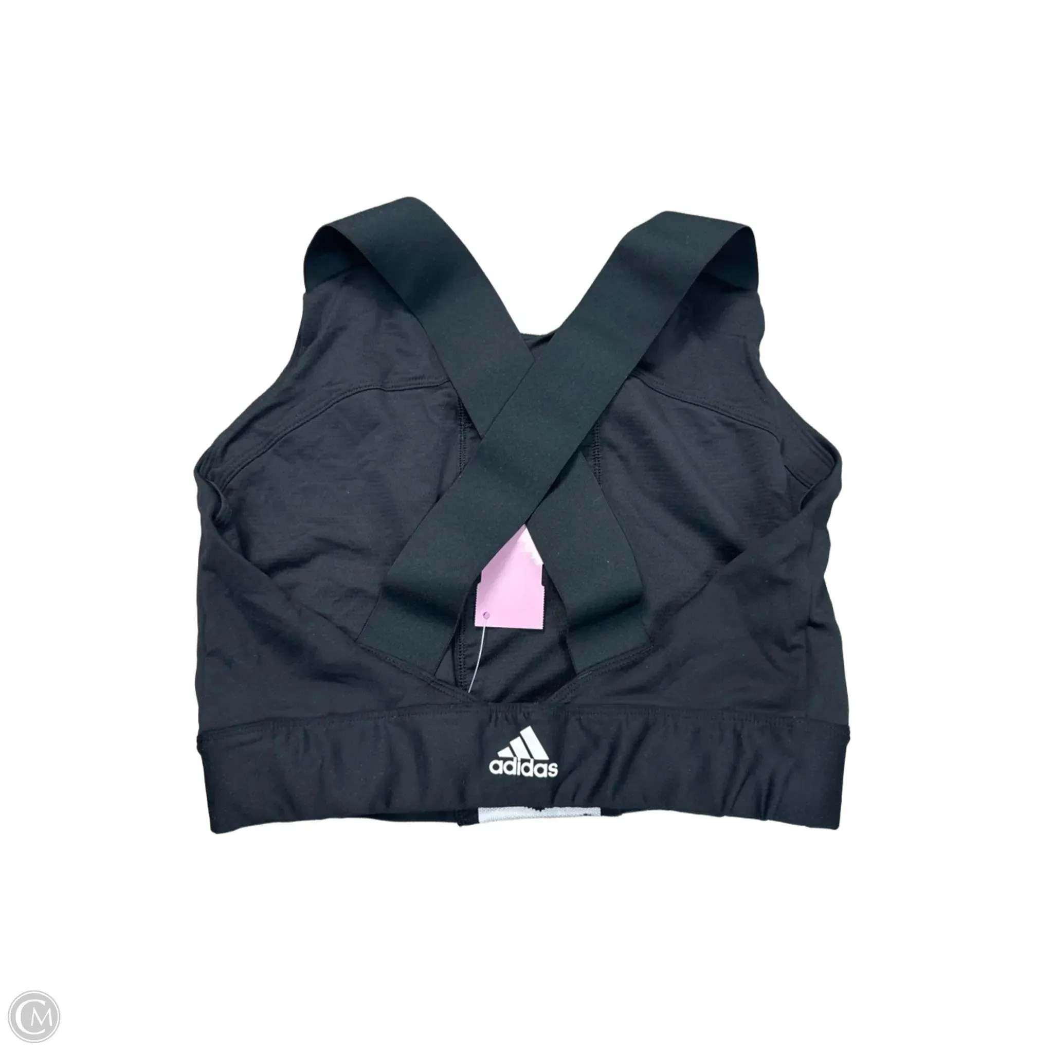 Athletic Bra By Adidas In Black, Size: M
