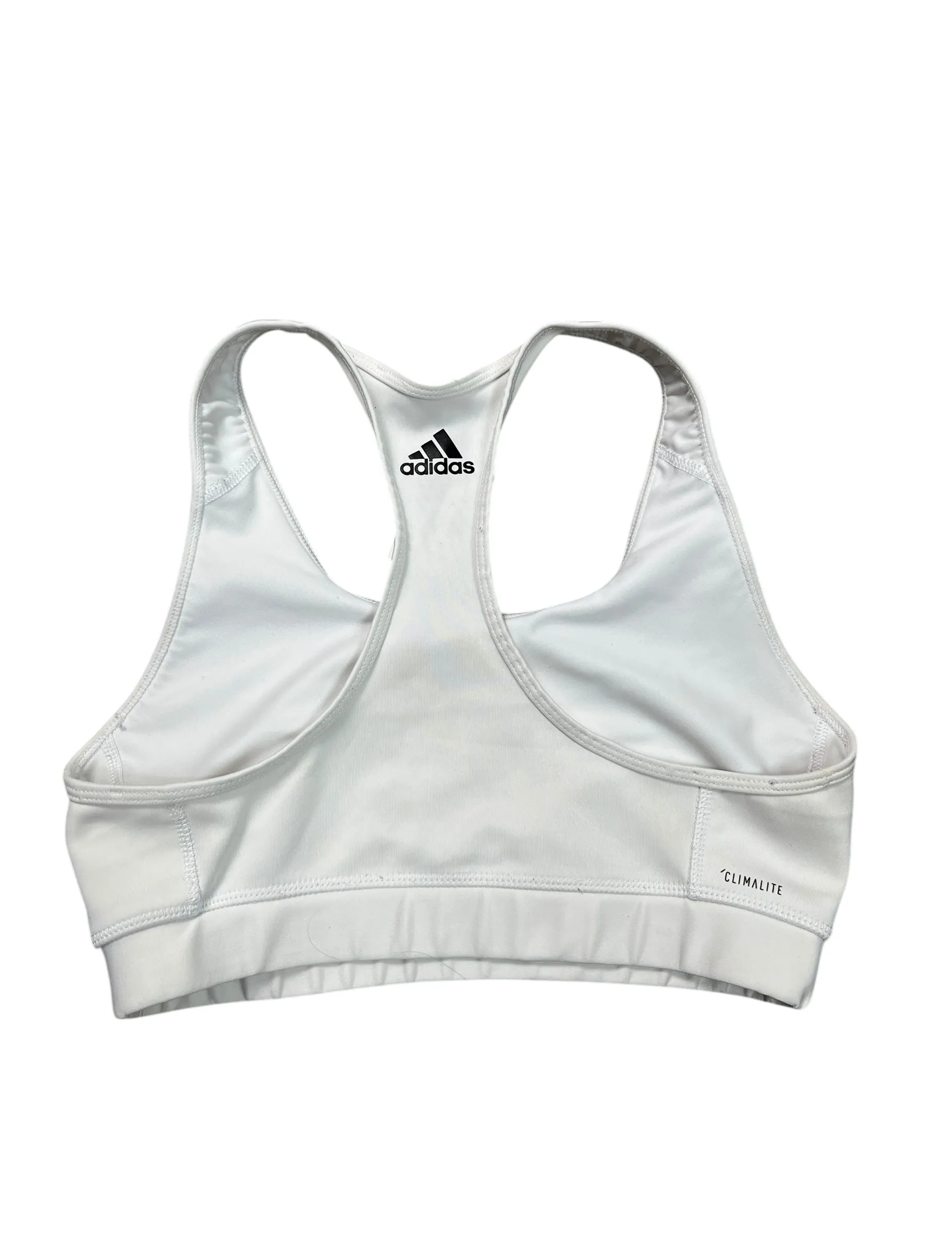 Athletic Bra By Adidas In White, Size:M