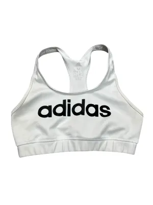 Athletic Bra By Adidas In White, Size:M