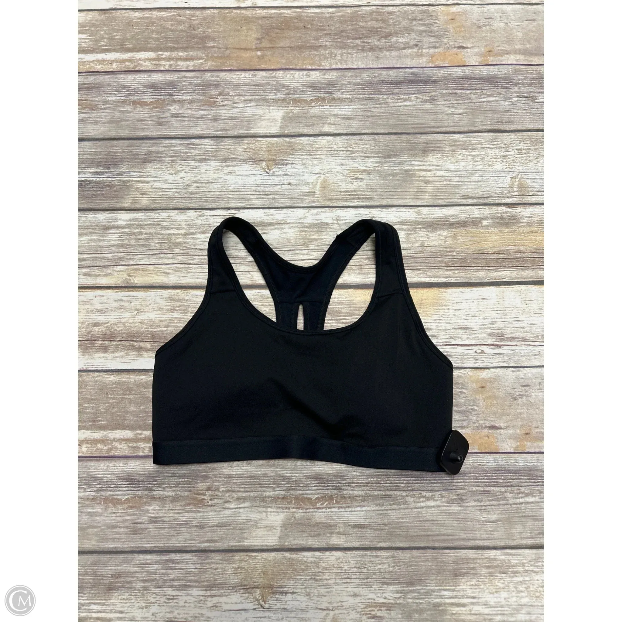 Athletic Bra By Avia In Black, Size: L