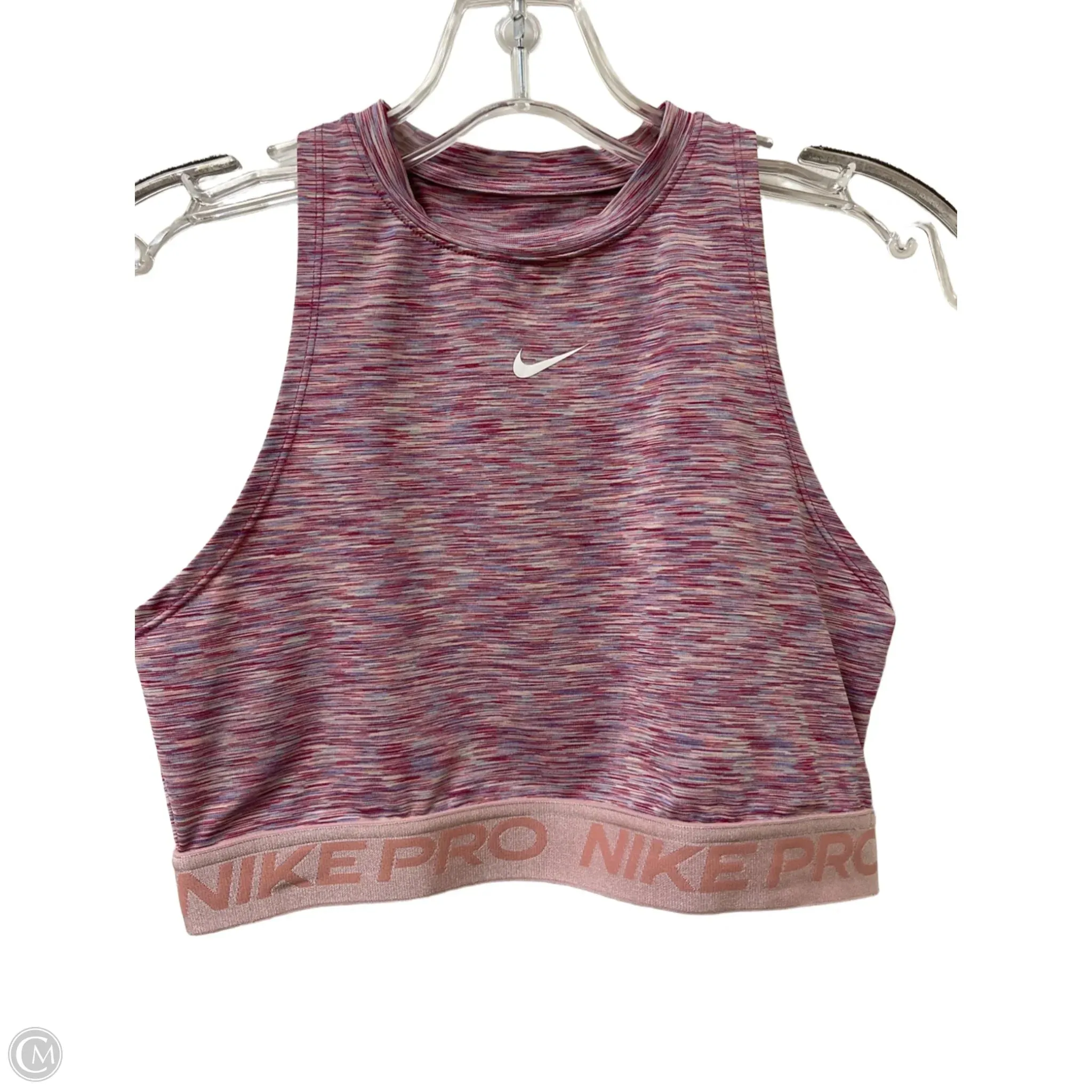 Athletic Bra By Nike In Pink, Size: S