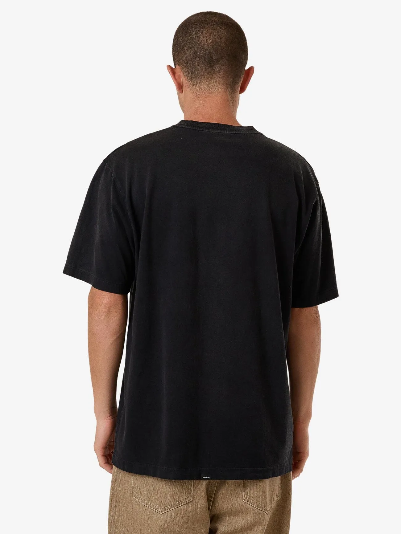 Beyond The Hills Oversize Fit Tee - Black Fade