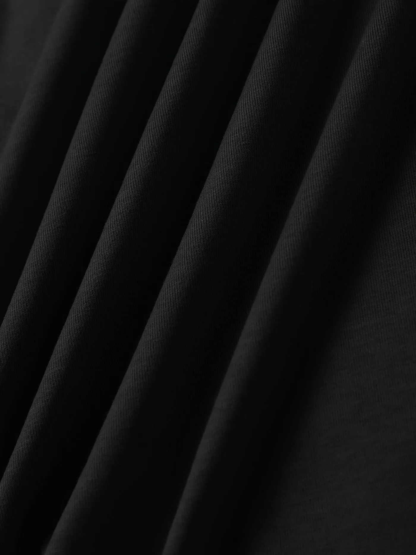 Black Curved Hem Cami Dress