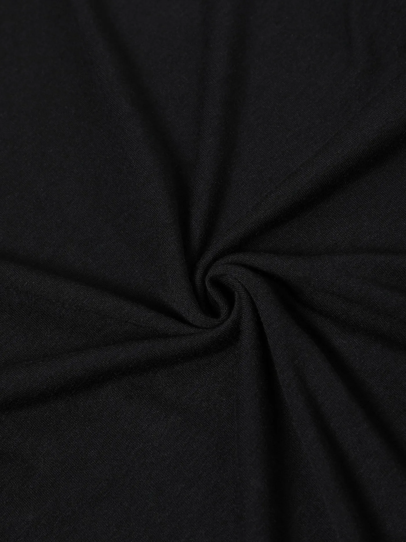 Black Curved Hem Cami Dress