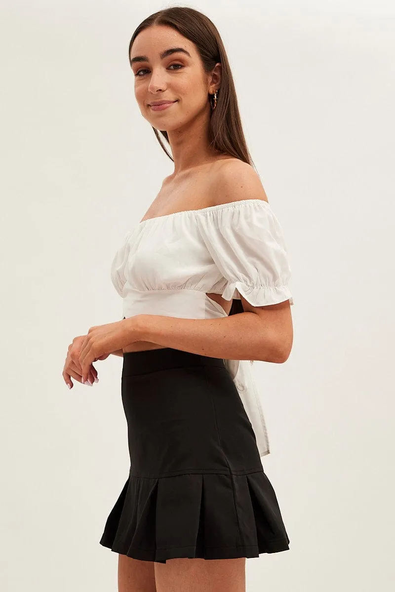Black Tennis Skirt