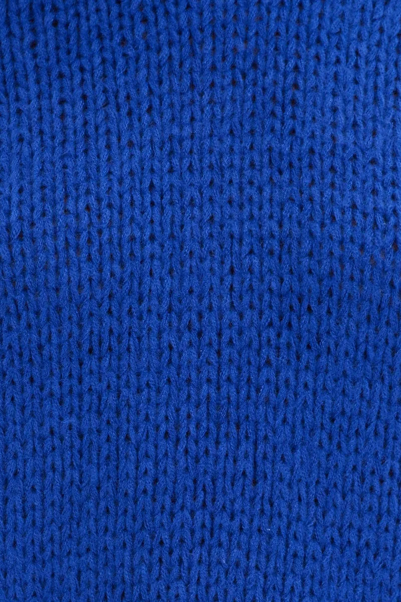 Blue Oversized Sweater
