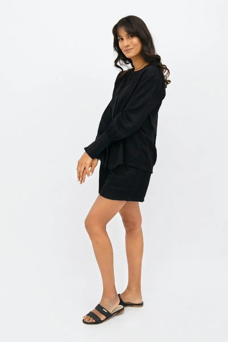 Cap Ferret TENCEL™ Long Sleeves Shirt | Licorice
