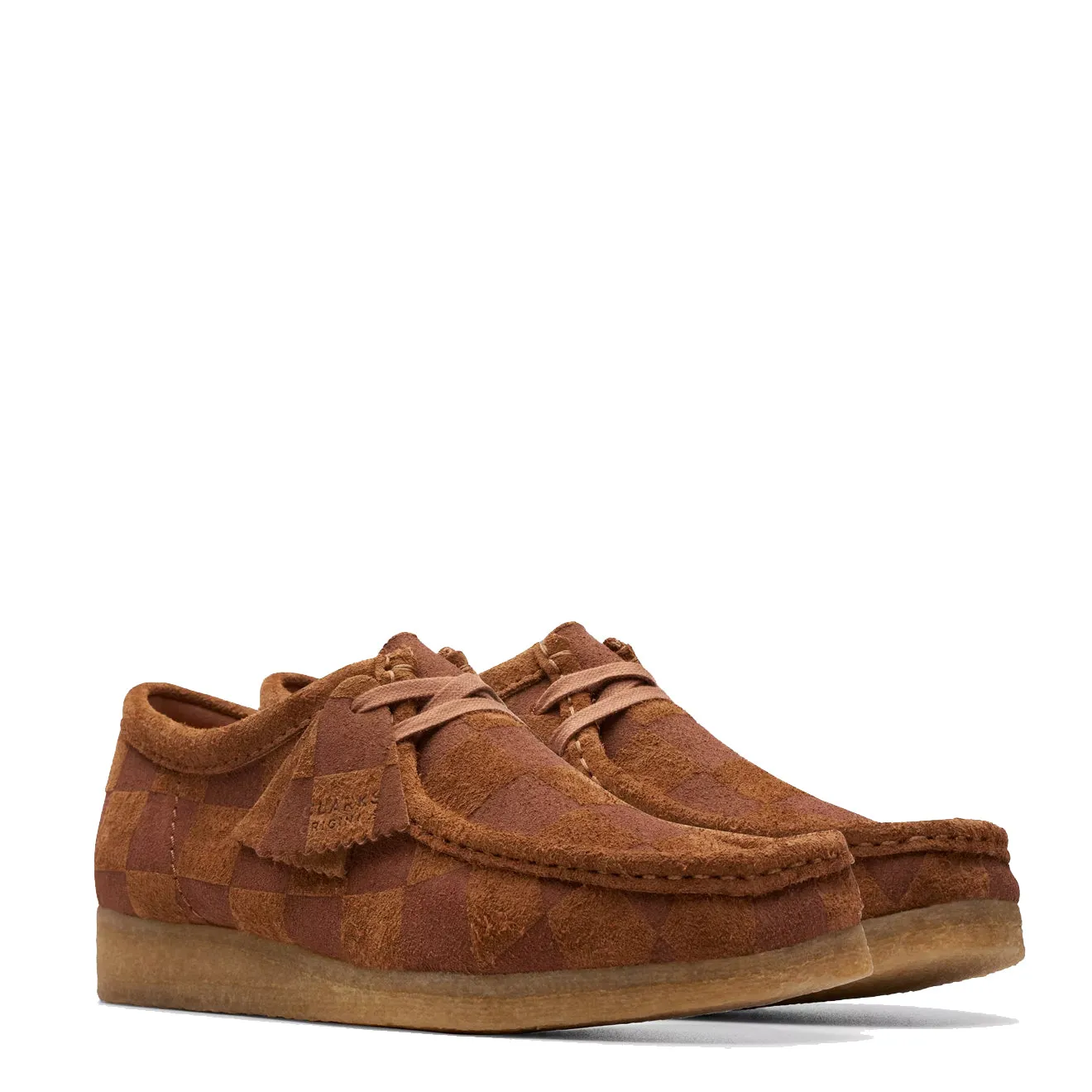 Clarks Originals Wallabee Shoe Cola Check