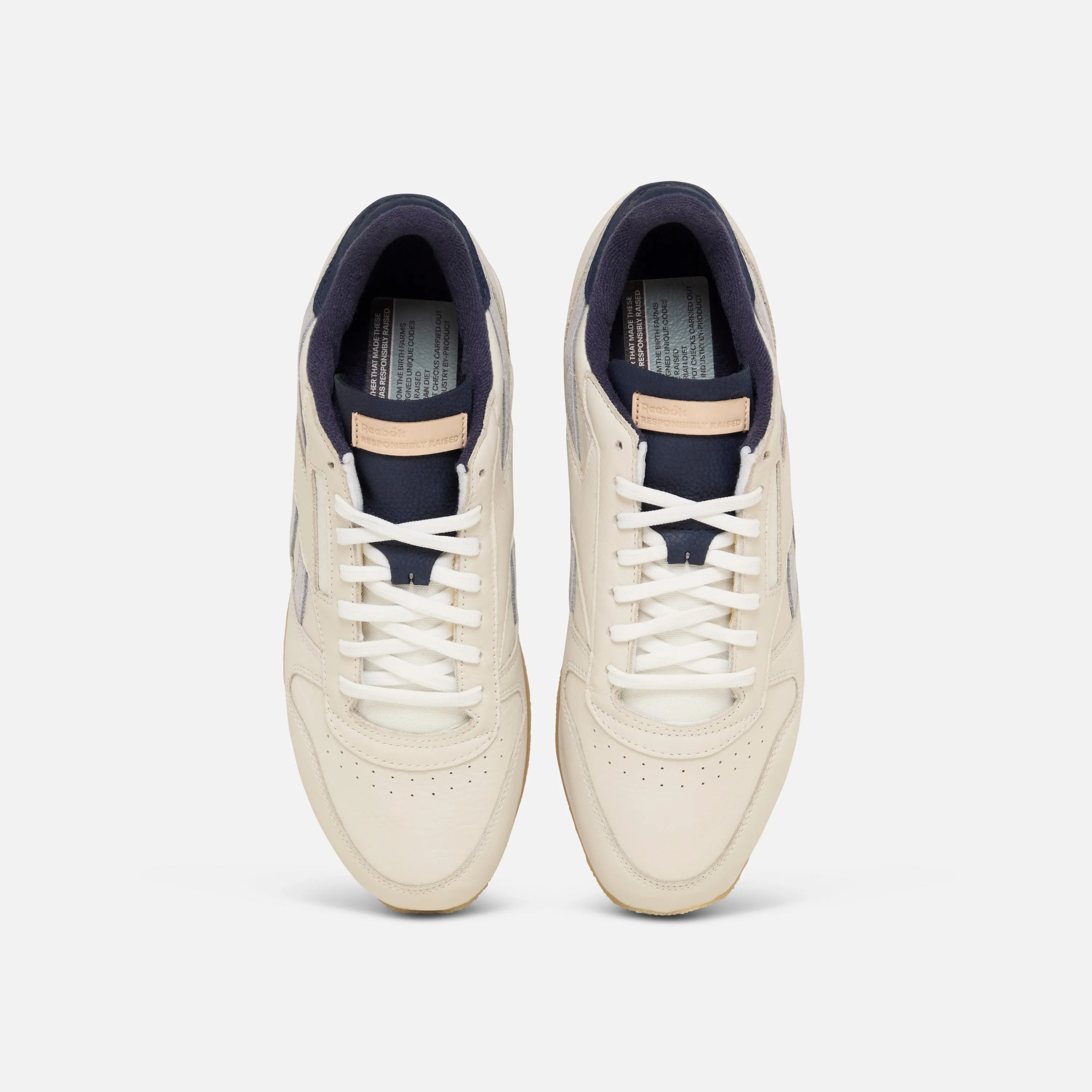 Classic Leather Premium Chalk/Vector Navy/Grey