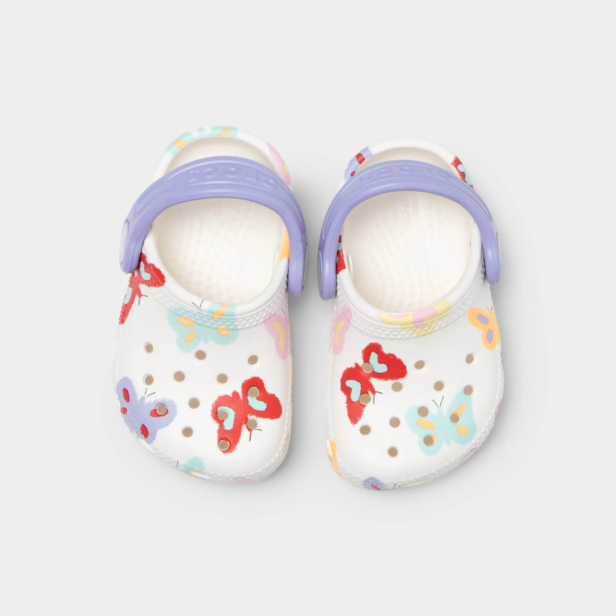Crocs Toddler's Classic Clog / Butterfly Graphic