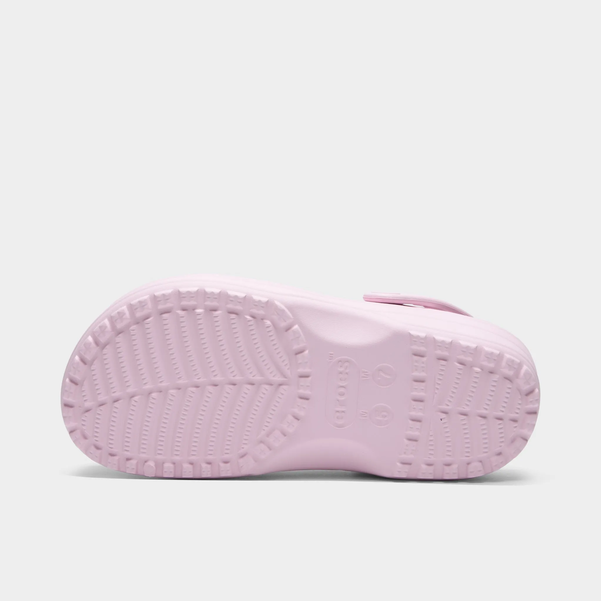 Crocs Women's Classic Floral Cut Out Clog / Pink Milk