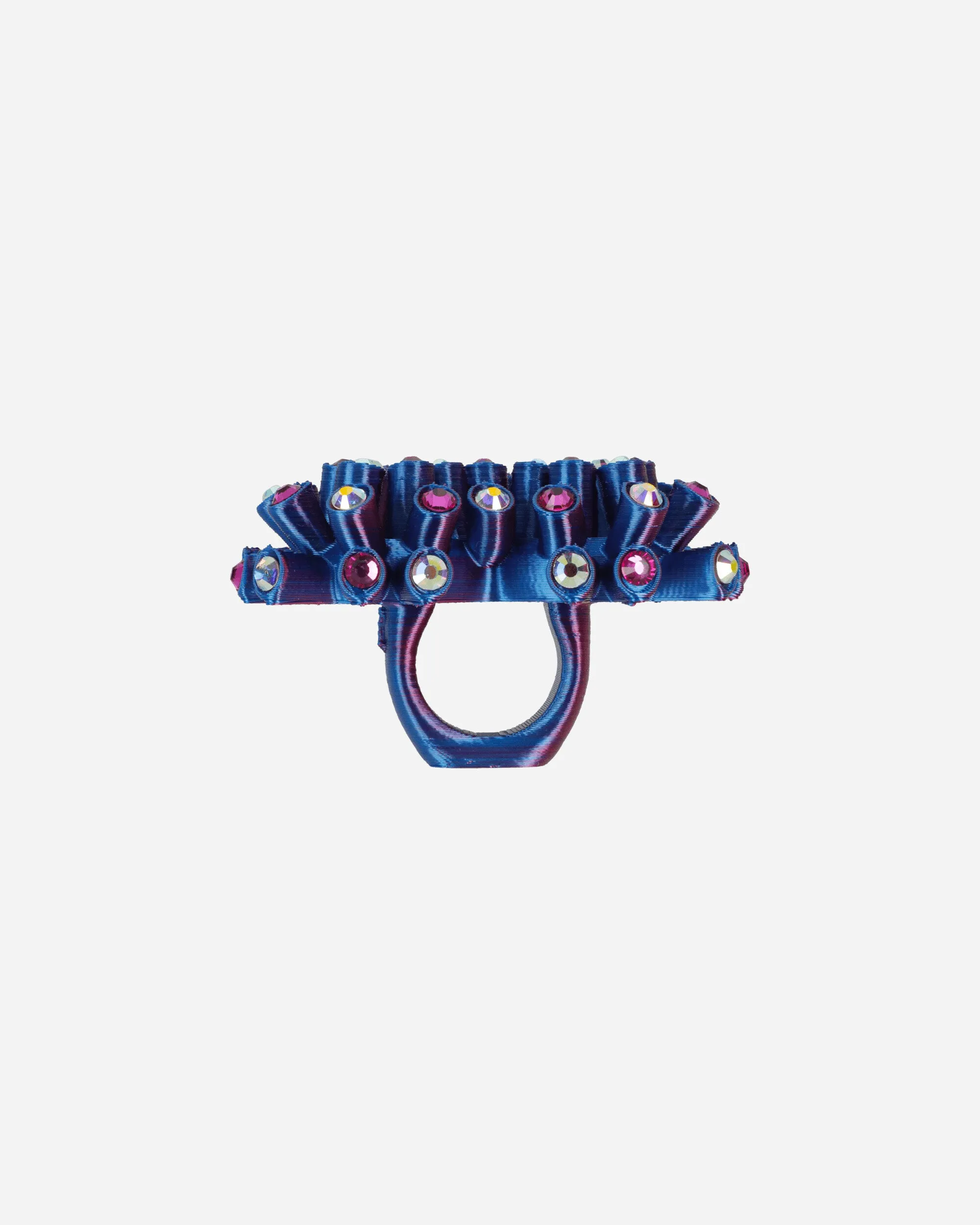 Crush Ring Blue Blue Taffetas