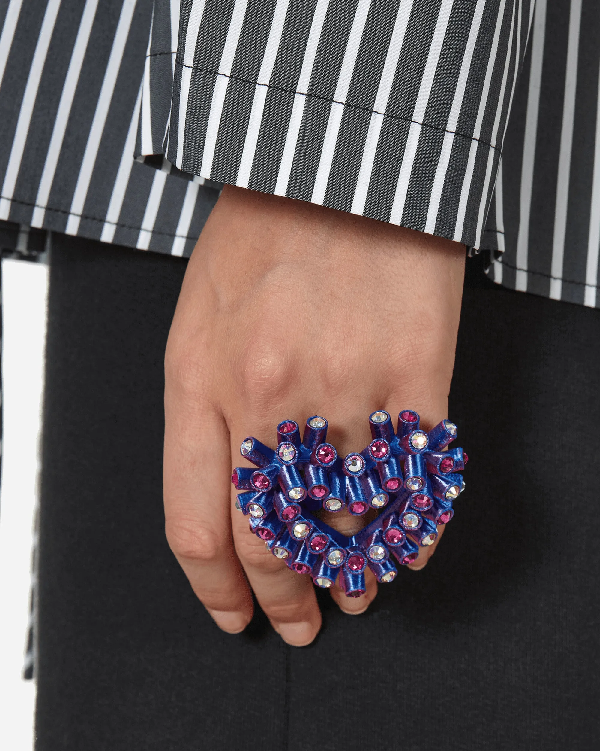 Crush Ring Blue Blue Taffetas