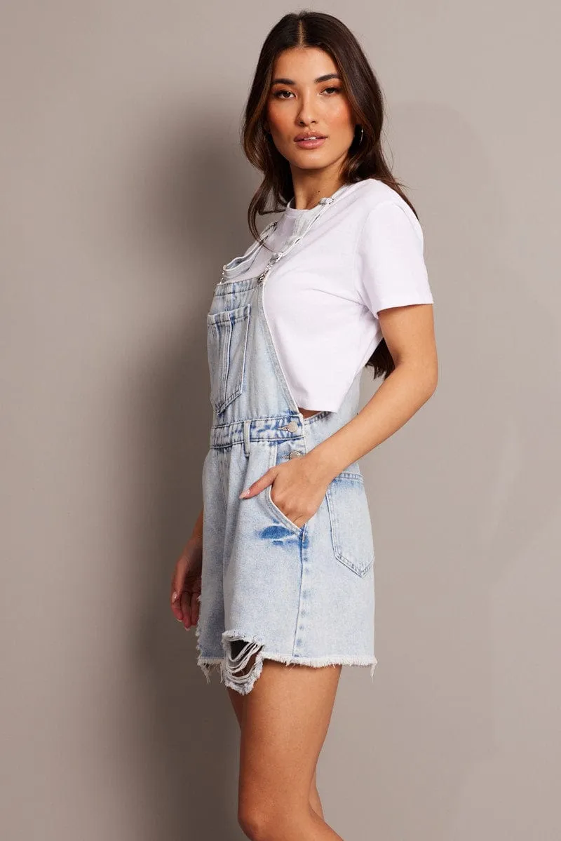 Denim Overalls