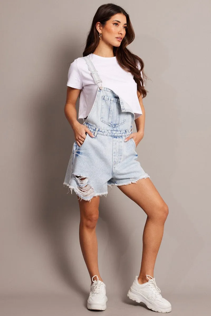 Denim Overalls