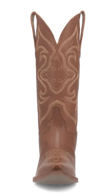 Dingo Out West Smooth Brown DI920 Ladies Cowboy Boot