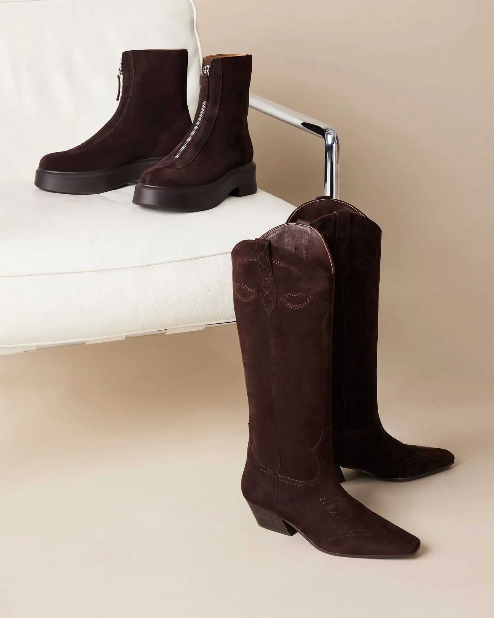 DOLLIE BROWN SUEDE