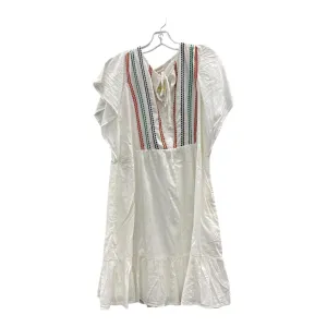 Dress Casual Short By Knox Rose In White, Size:1X