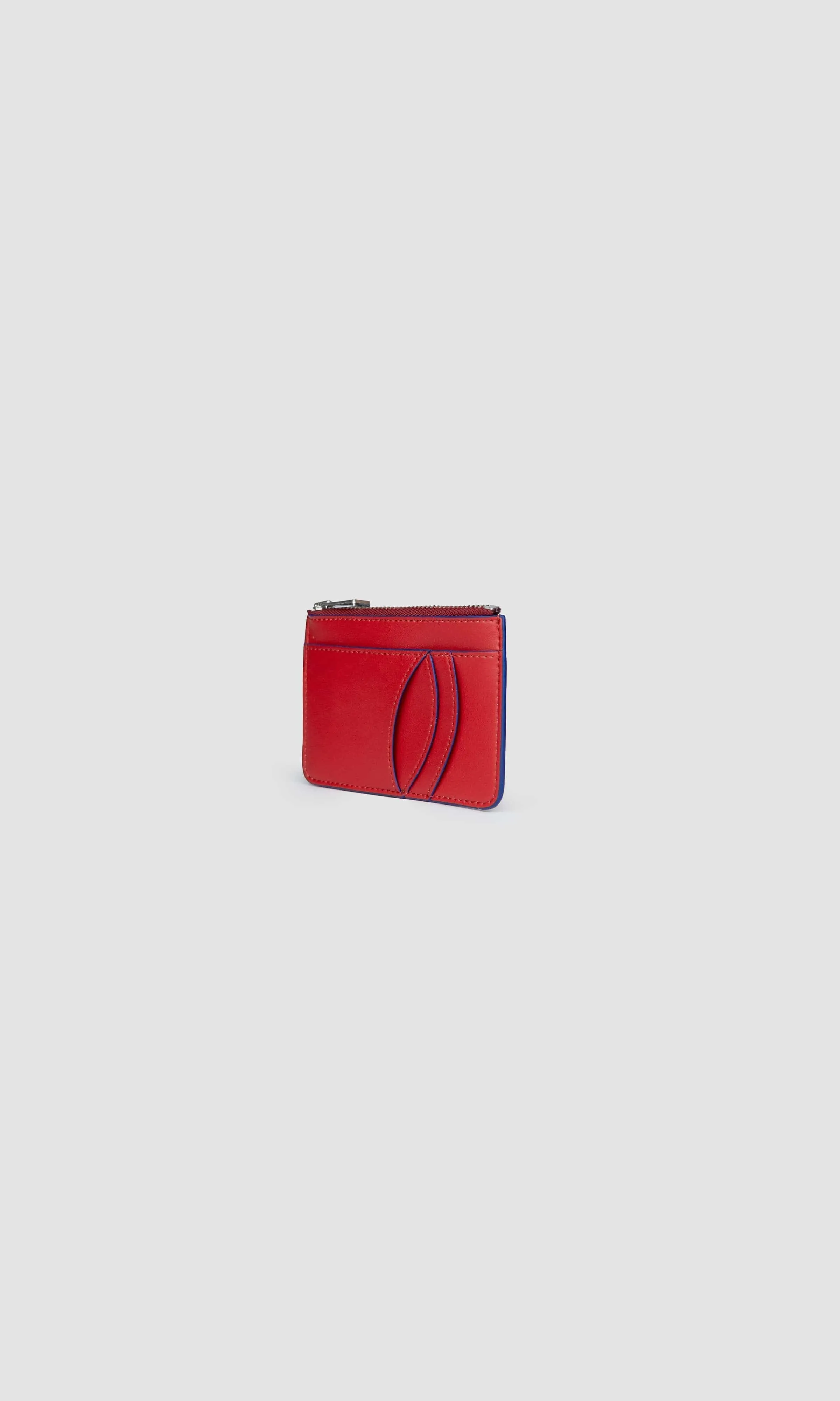 Egalite Vegan Apple Leather Card Holder | Cherry Berry