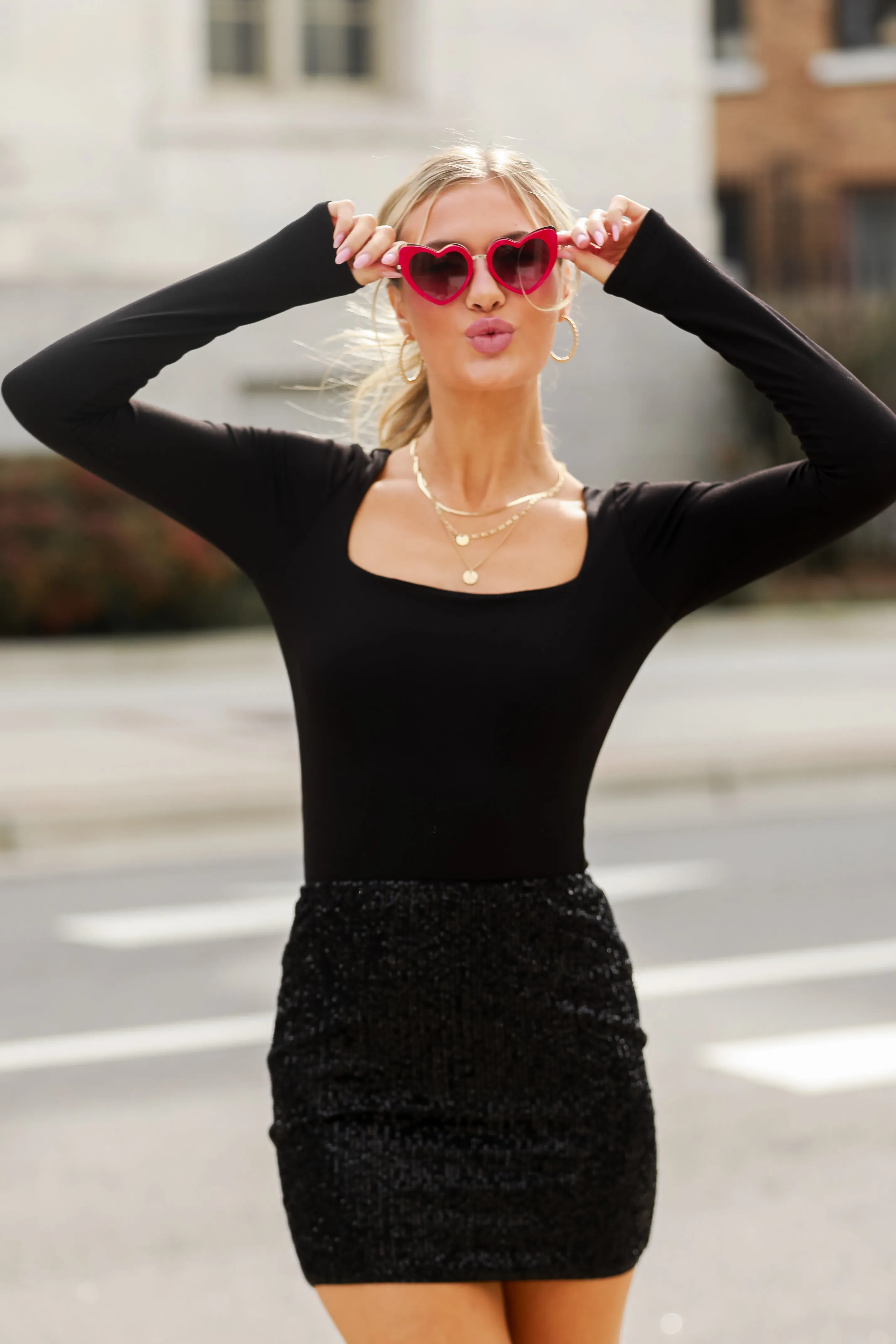 FINAL SALE - Make A Statement Sequin Mini Skirt - DU DEAL