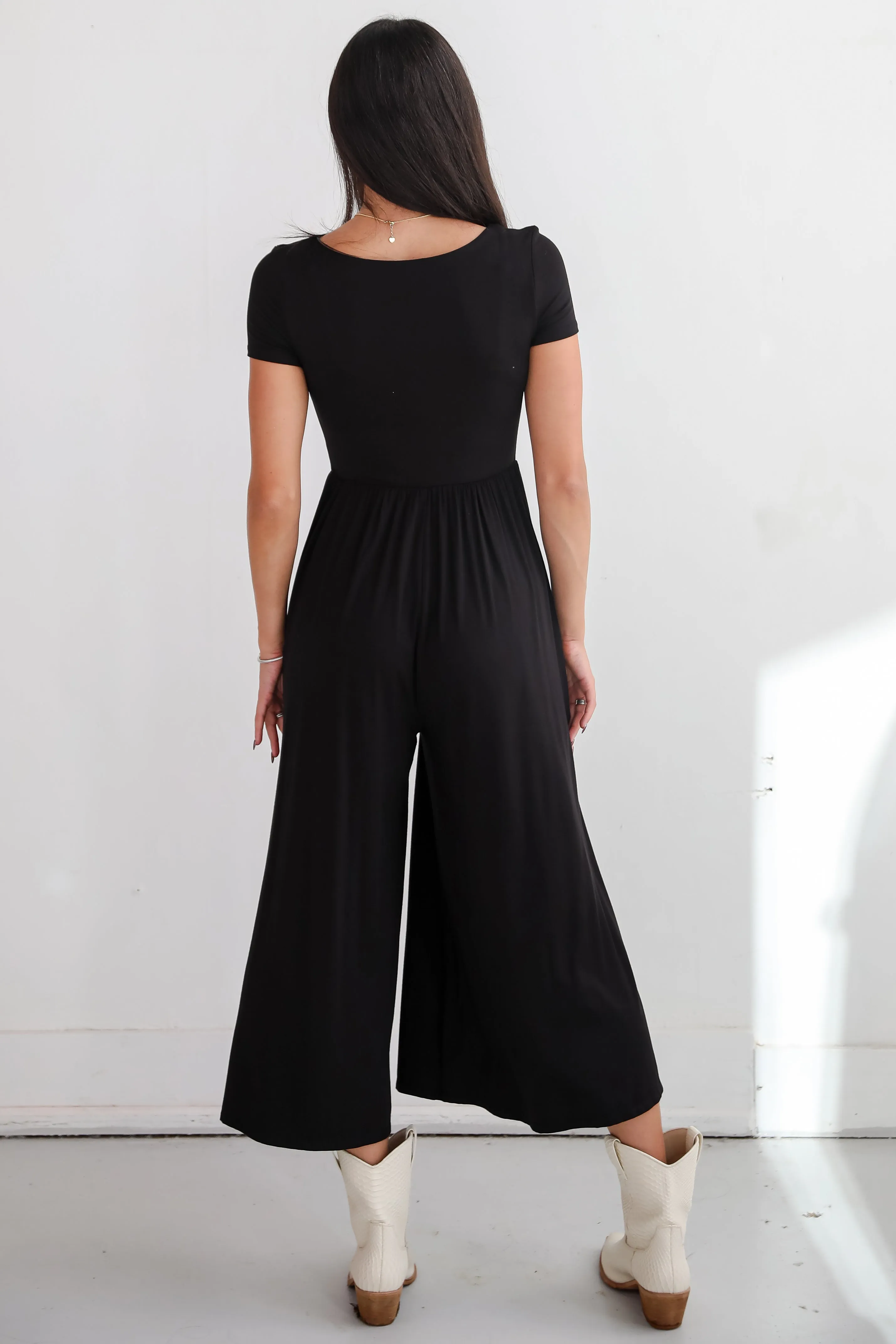 FINAL SALE - Remarkable Attitude Black Jumpsuit