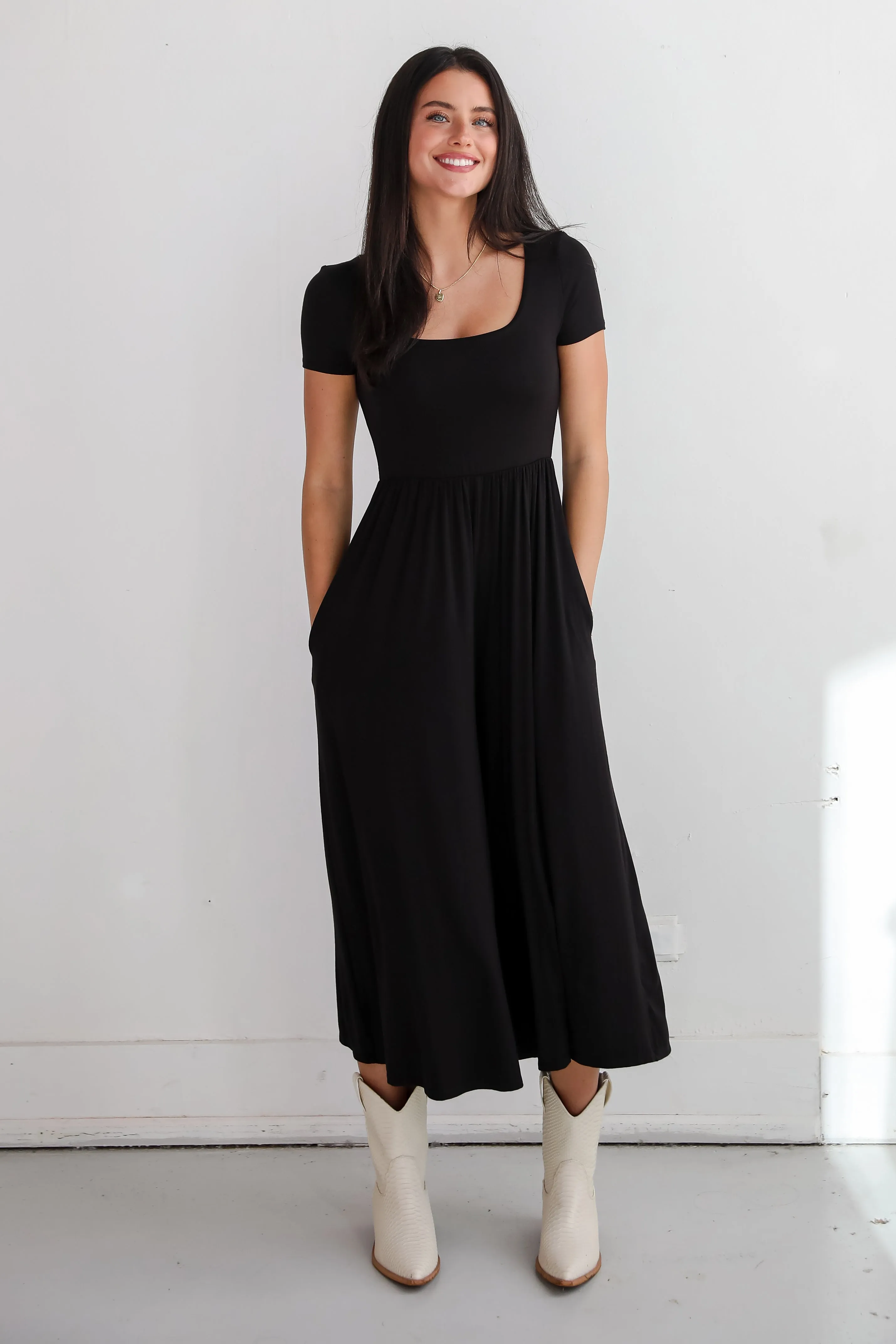 FINAL SALE - Remarkable Attitude Black Jumpsuit