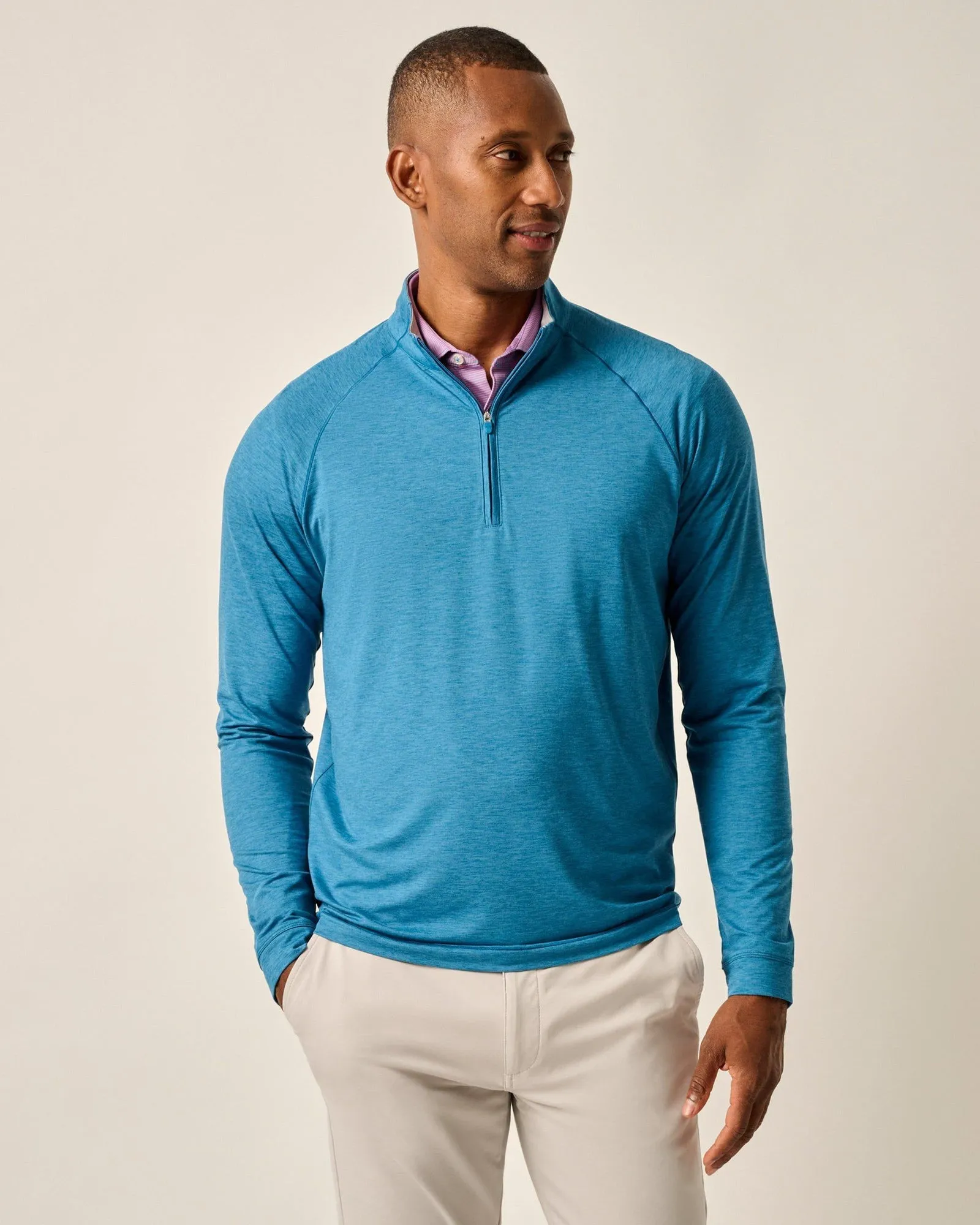 Johnnie-O Men's Freeborne PREP-FORMANCE 1/4 Zip Pullover