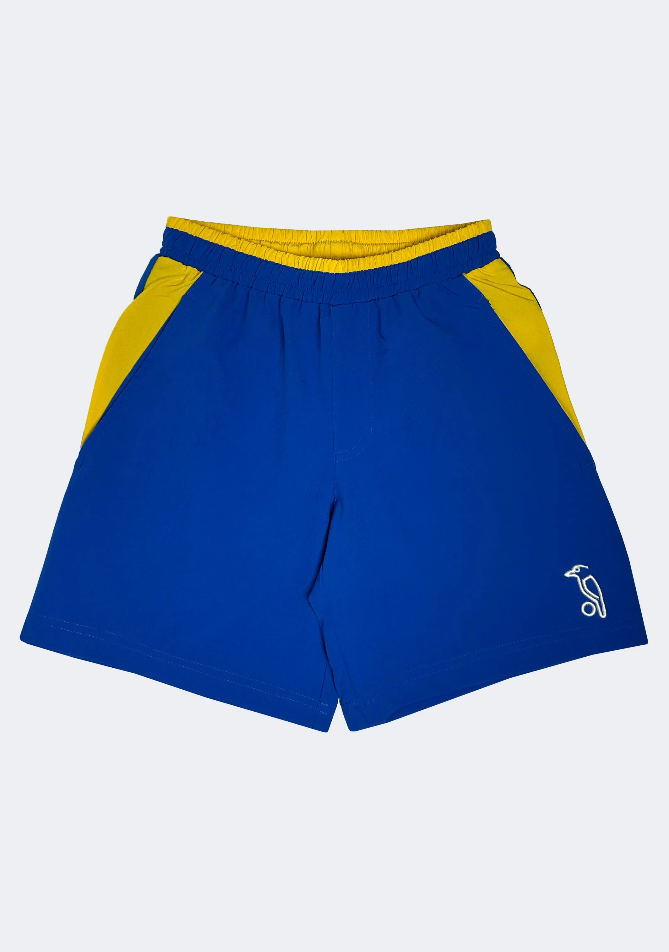 Kookaburra Kids' KB Woven Training Shorts Royal Gold