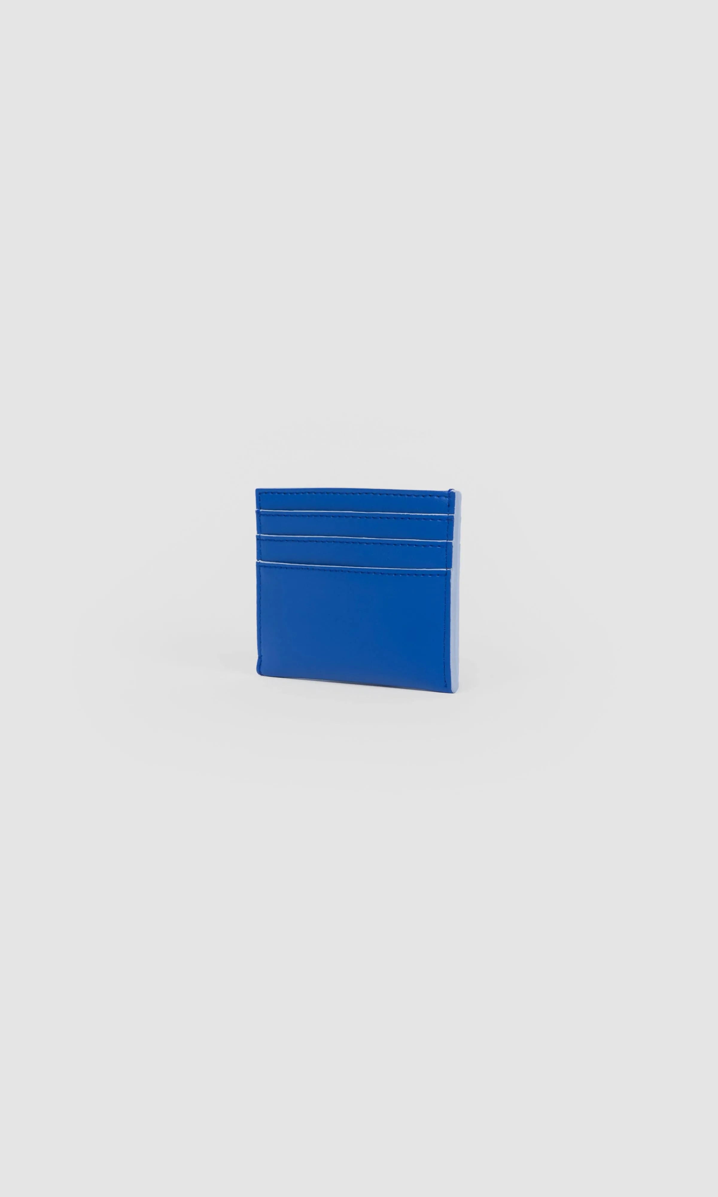 Liberte Vegan Apple Leather Card Holder | Electric Blue