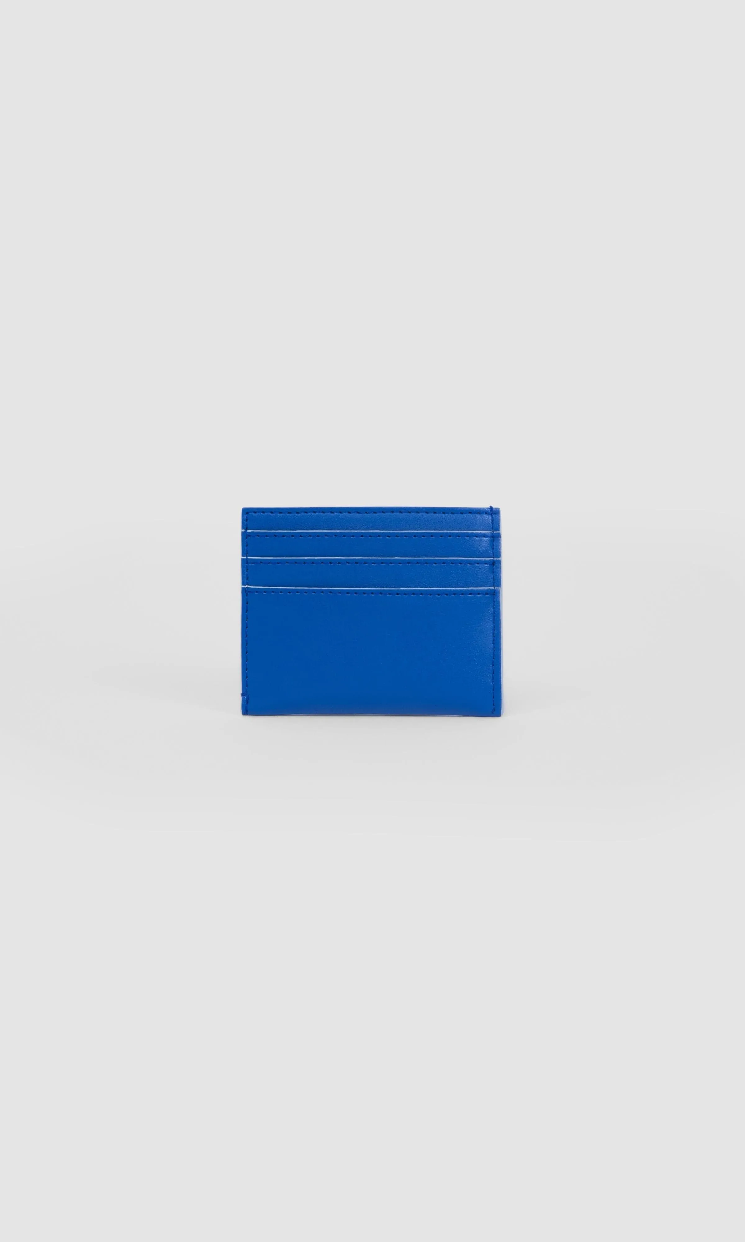Liberte Vegan Apple Leather Card Holder | Electric Blue