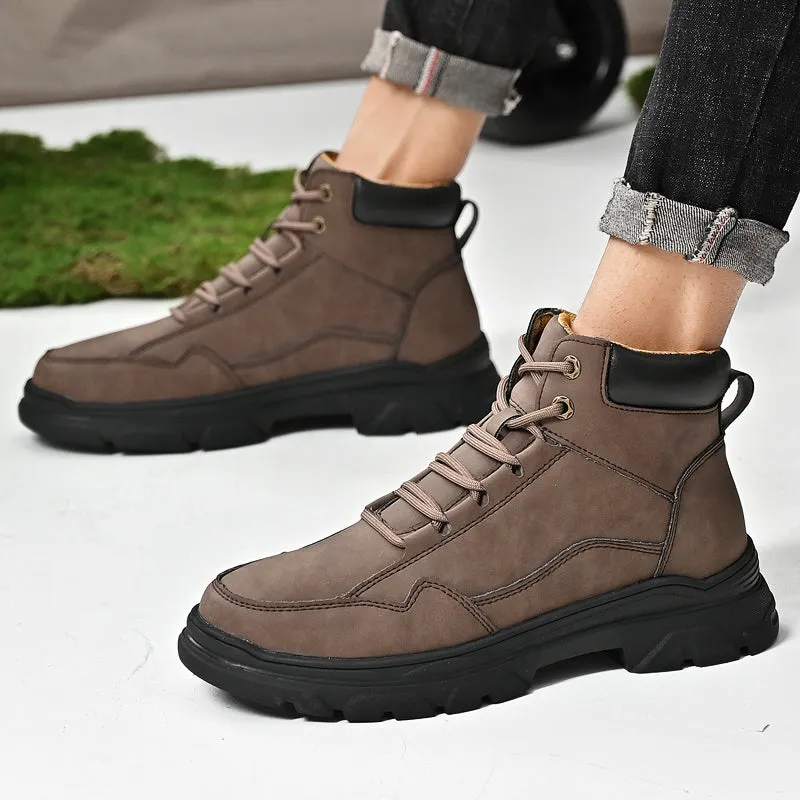 Men Outdoor Black Sport Boots
