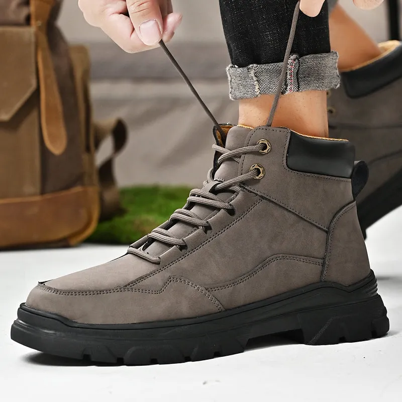 Men Outdoor Black Sport Boots