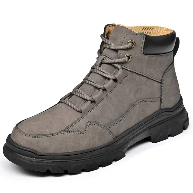 Men Outdoor Black Sport Boots
