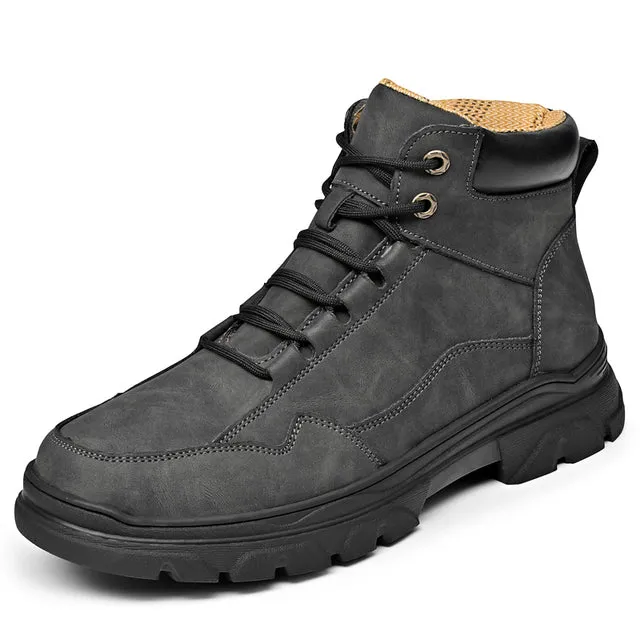 Men Outdoor Black Sport Boots