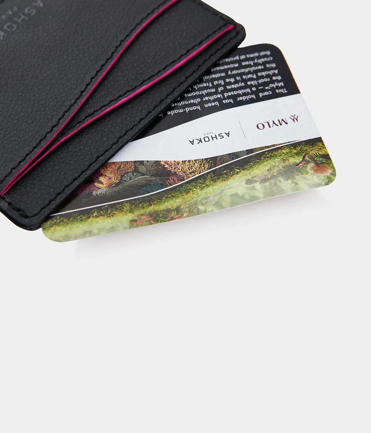 Mylo™️ Vegan Mushroom Leather Card Holder | Pink