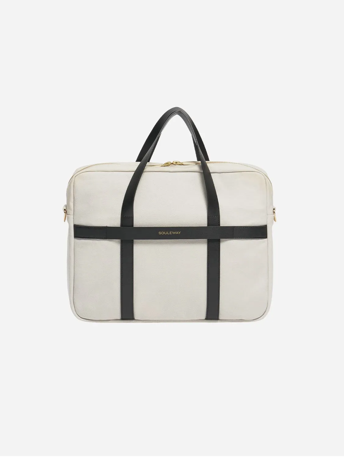 Natural Cotton Canvas Laptop Bag | Desert Sand