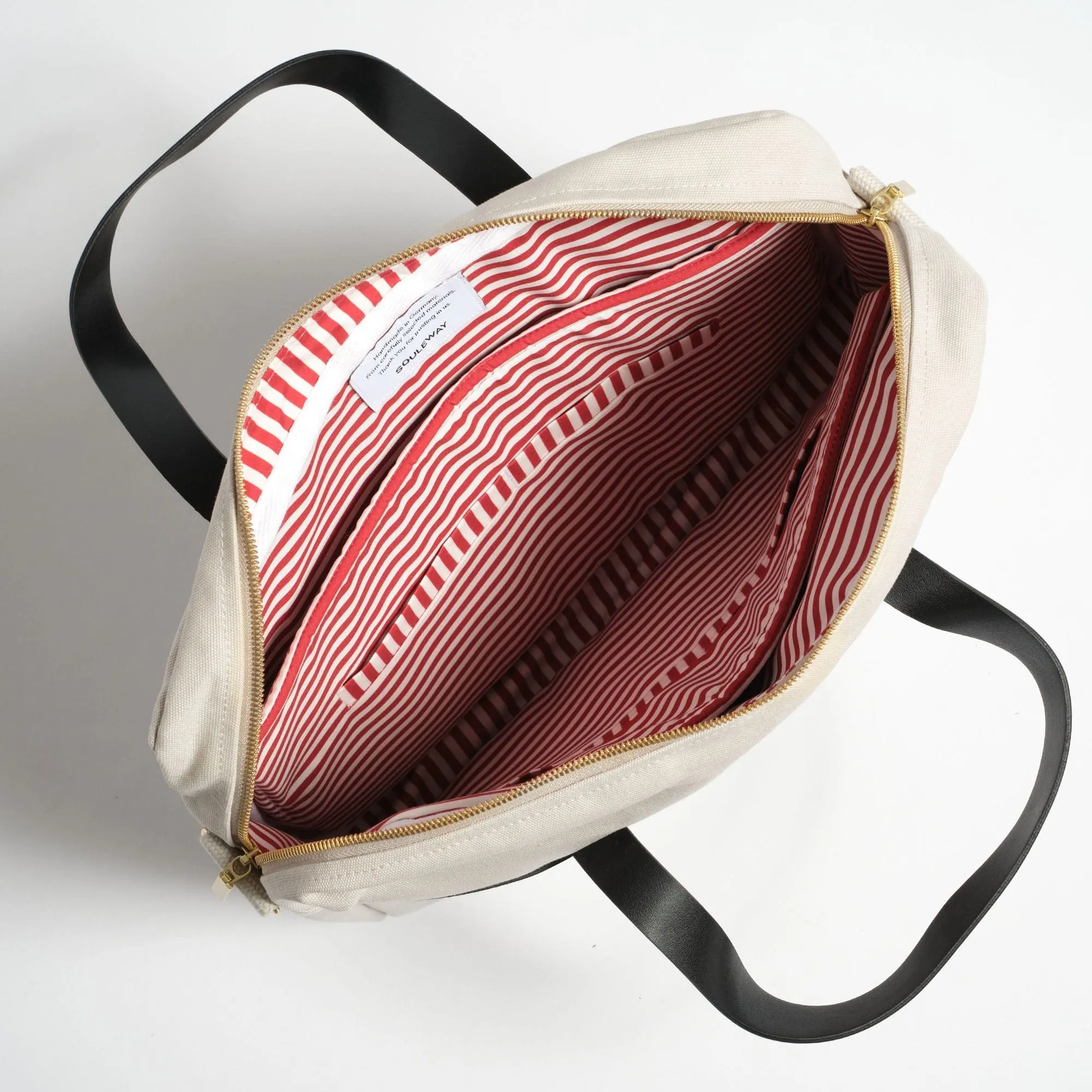 Natural Cotton Canvas Laptop Bag | Desert Sand