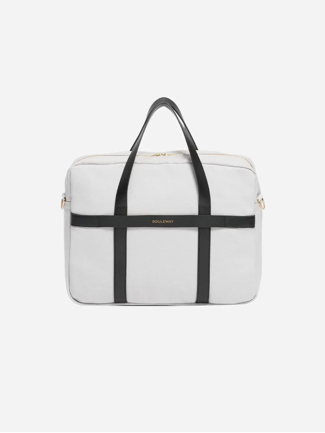 Natural Cotton Canvas Laptop Bag | Dust Grey