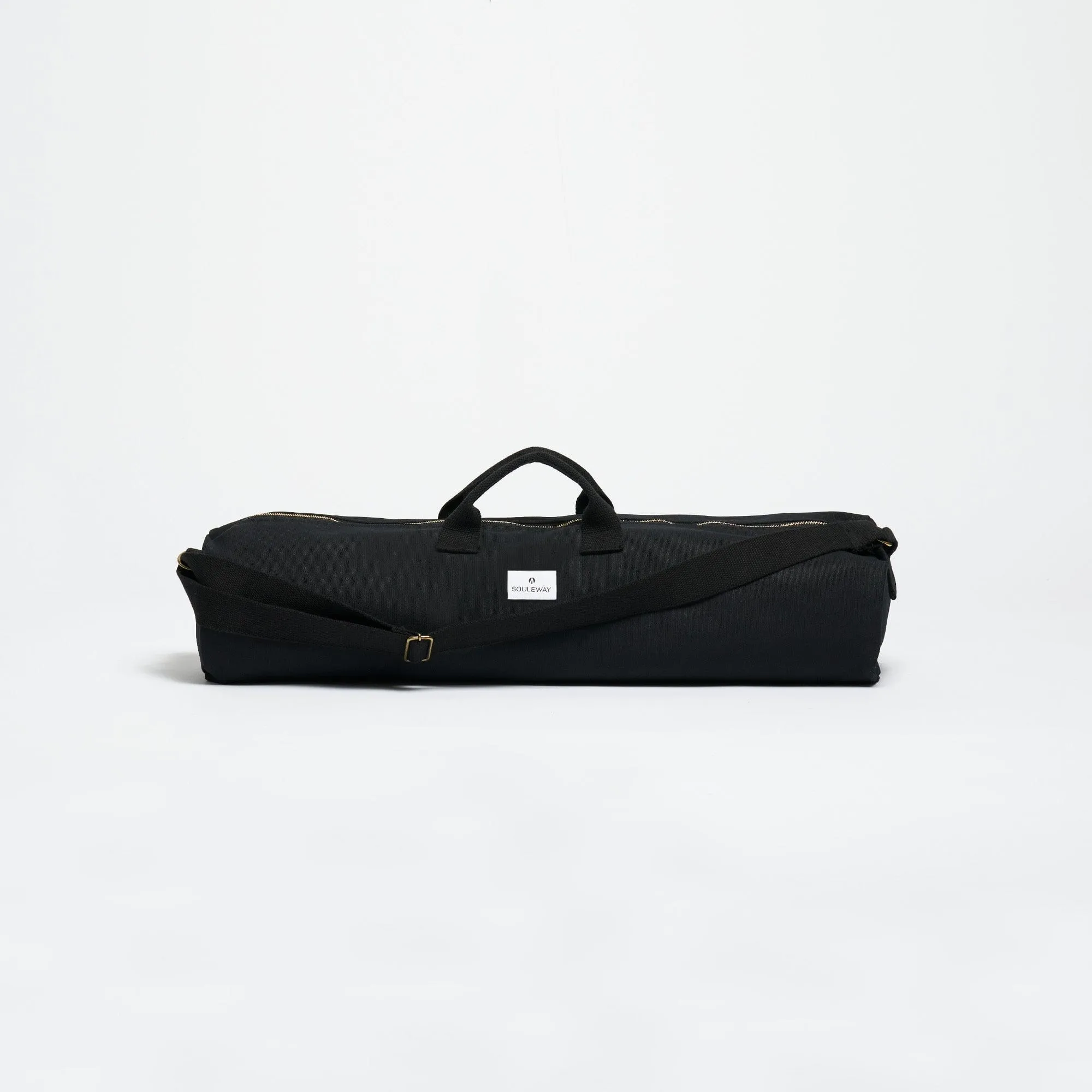 Natural Cotton Canvas Yoga Bag | Night Black