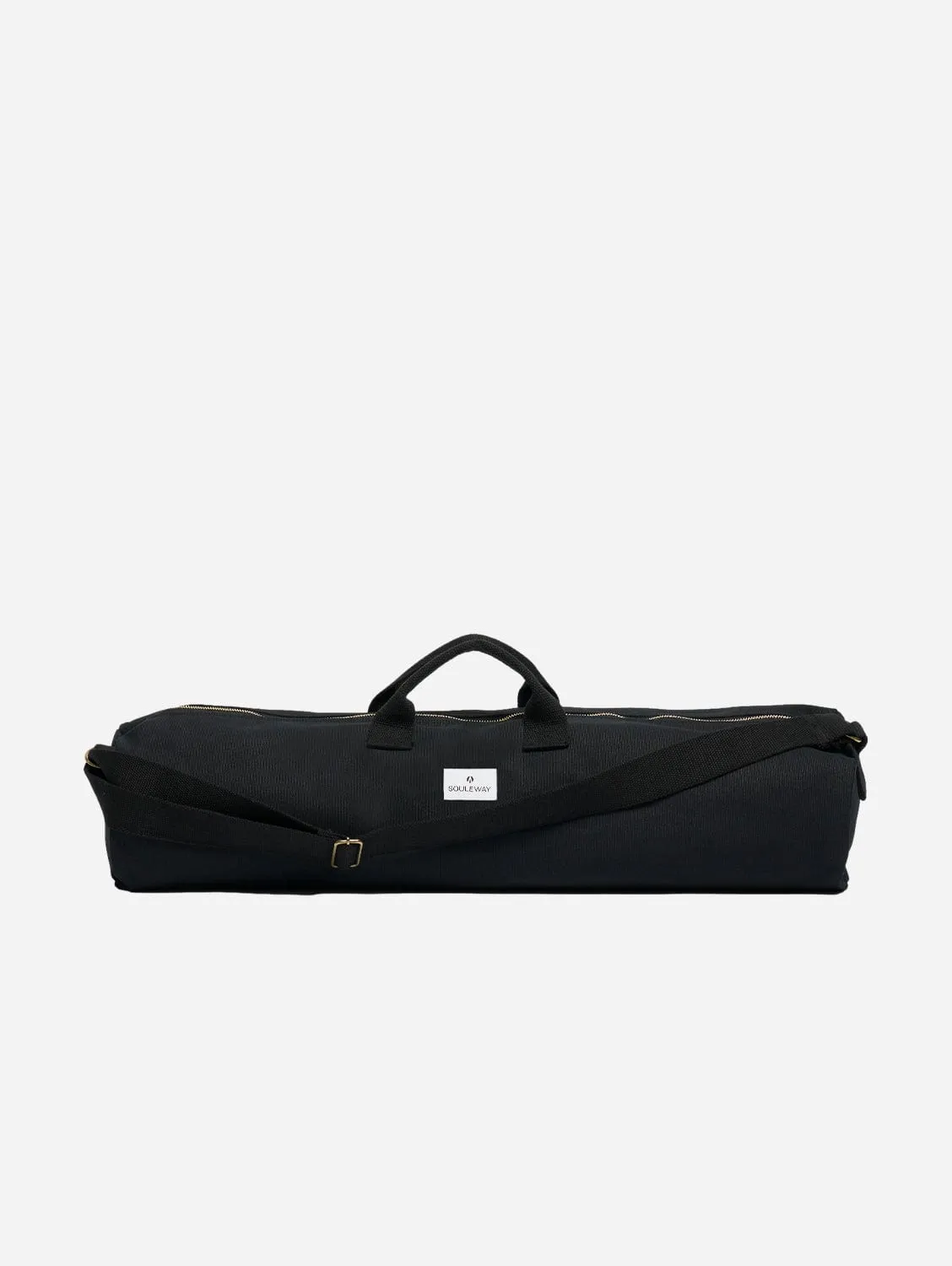 Natural Cotton Canvas Yoga Bag | Night Black