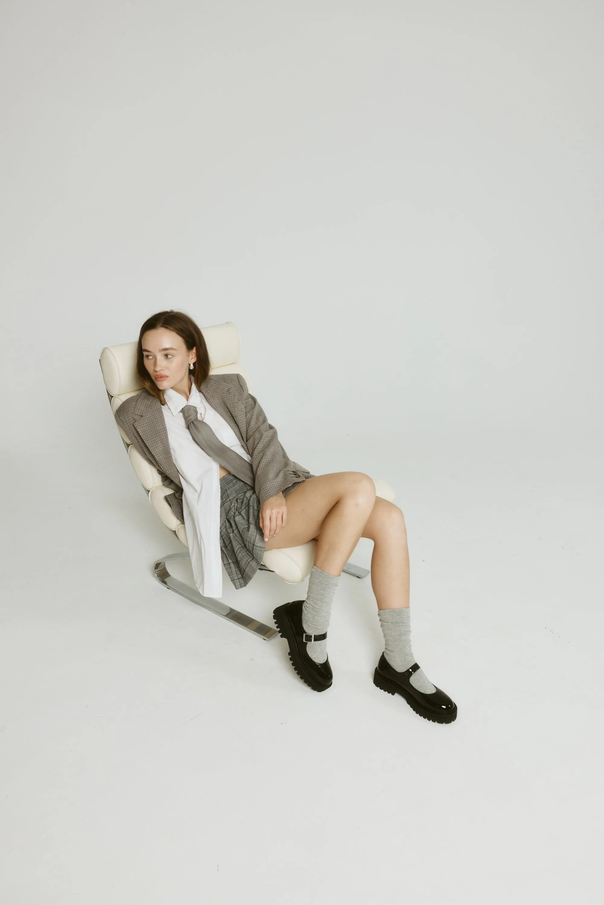 Nero Chunky Mary Jane Loafers - Black Patent