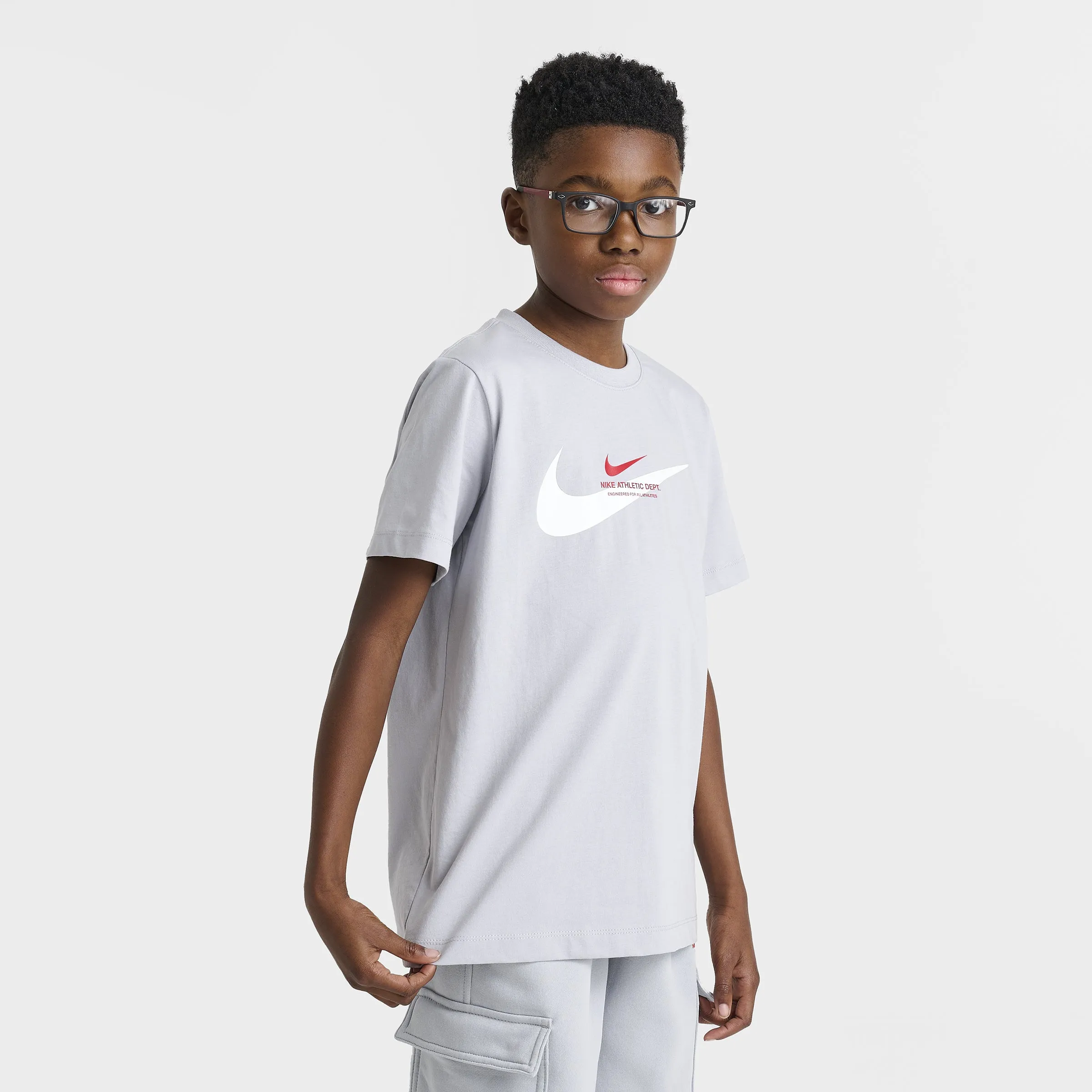 Nike Sportswear Junior Boys' SI Graphic T-Shirt / Wolf Grey