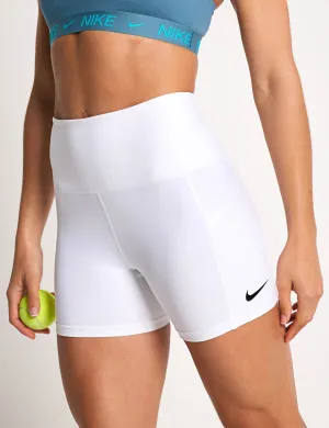 NikeCourt Dri-FIT Tennis Shorts with Pockets - White/Black